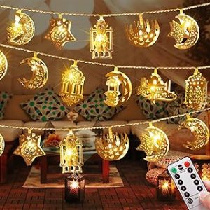 Lantern String Lights for Mantle Window Tree Bedroom