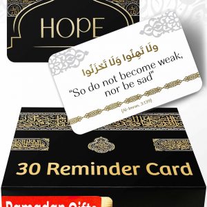 Ramadan gifts Islamic Quranic verses cards (30 Daily Reminders