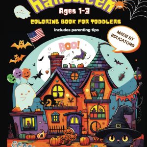 Halloween Colouring Book For 1-3 Years