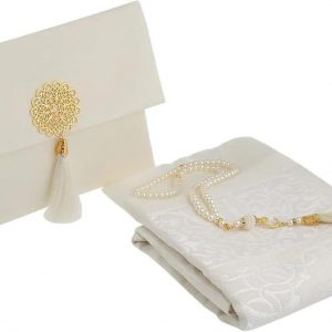 Muslim Prayer Rug with Tasbih and Portable Bag, Muslim Gift for Women