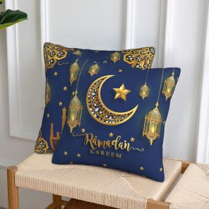 Set of 2 Ramadan Kareem Throw Pillow Cover