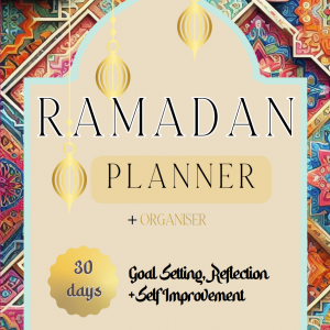 Ramadan Planner + Organiser: 30 Days